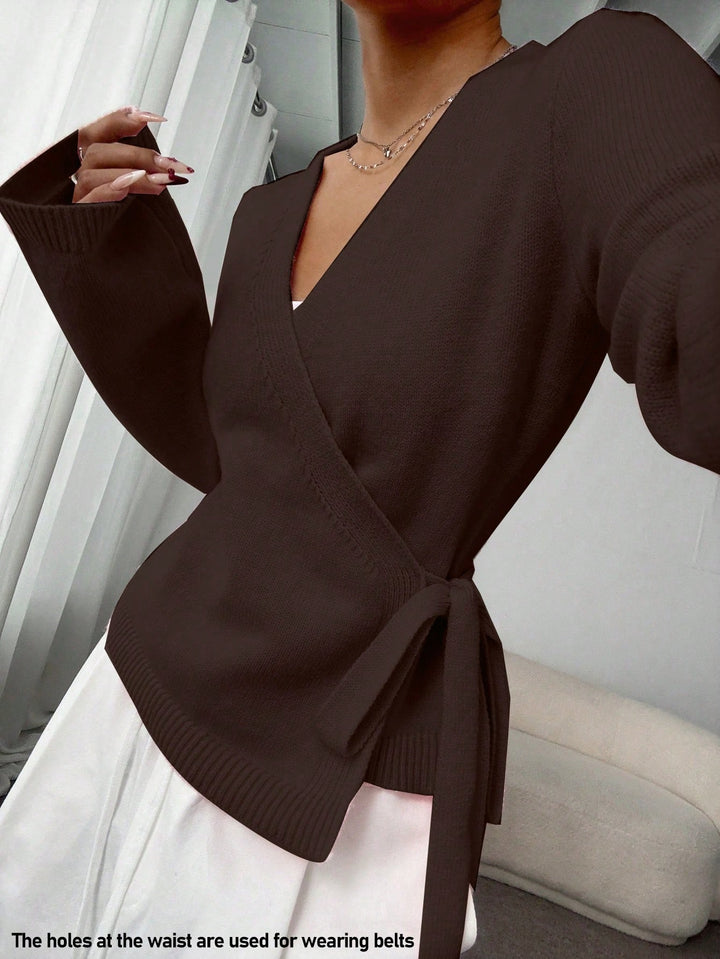 Cardigan SHEIN, maro