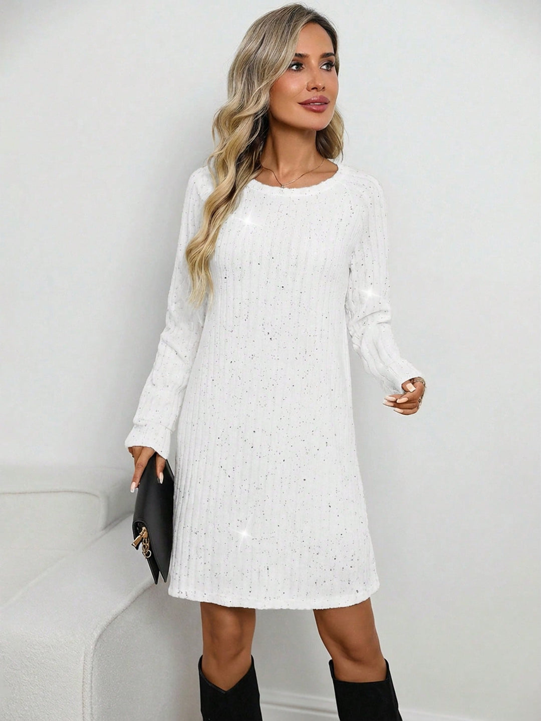Rochie scurtă SHEIN, alb