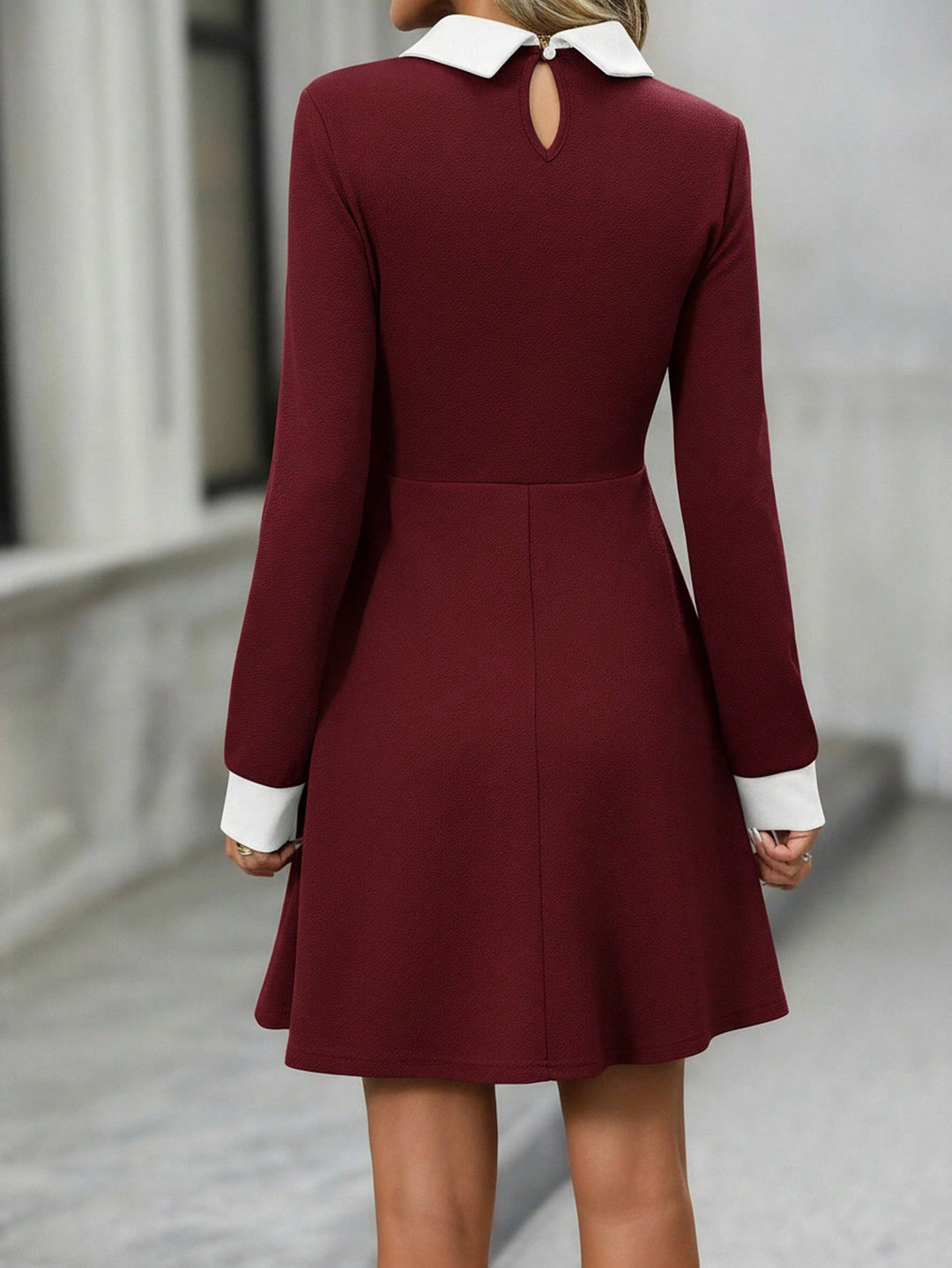 Rochie scurtă SHEIN, vișiniu