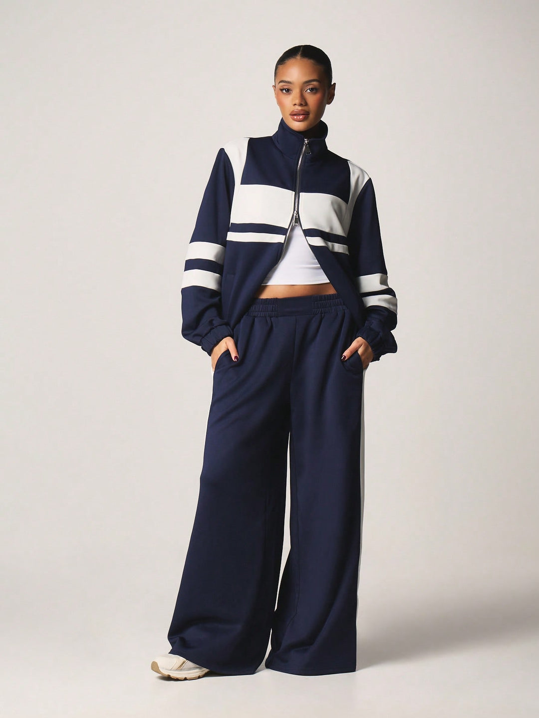 Pantaloni SHEIN, albastru
