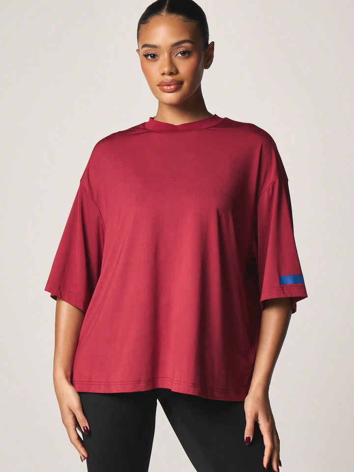 Tricou SHEIN, vișiniu