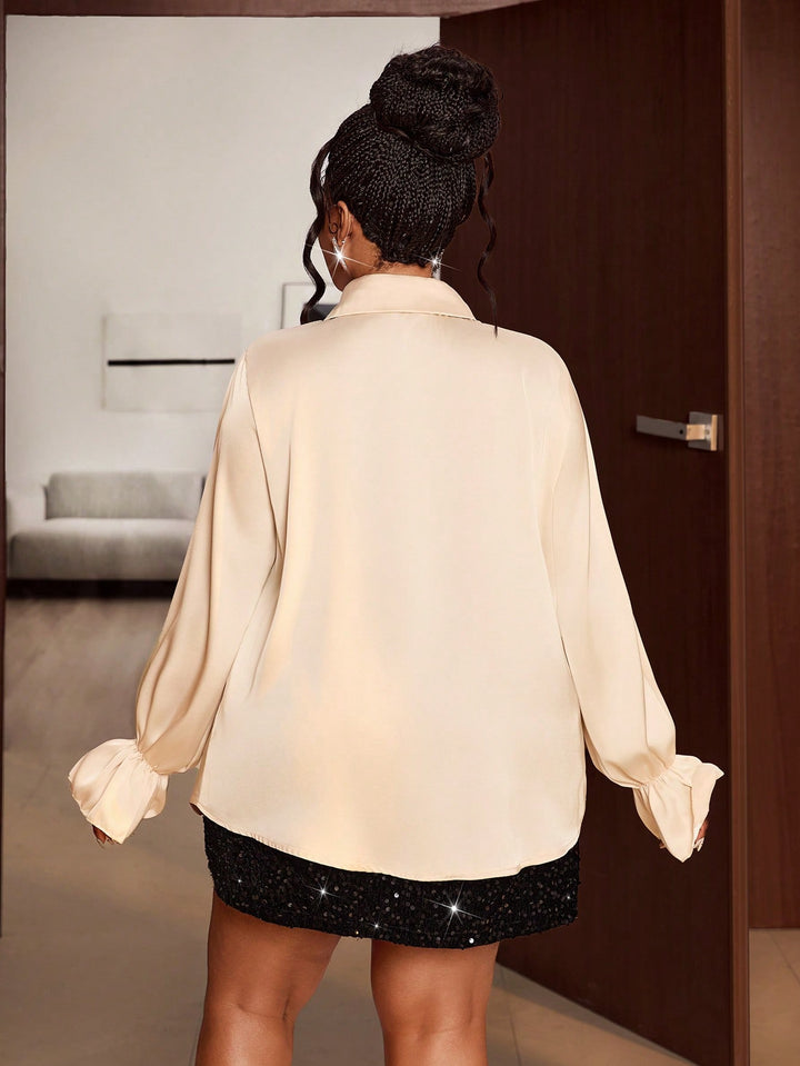 Bluză SHEIN, kaki
