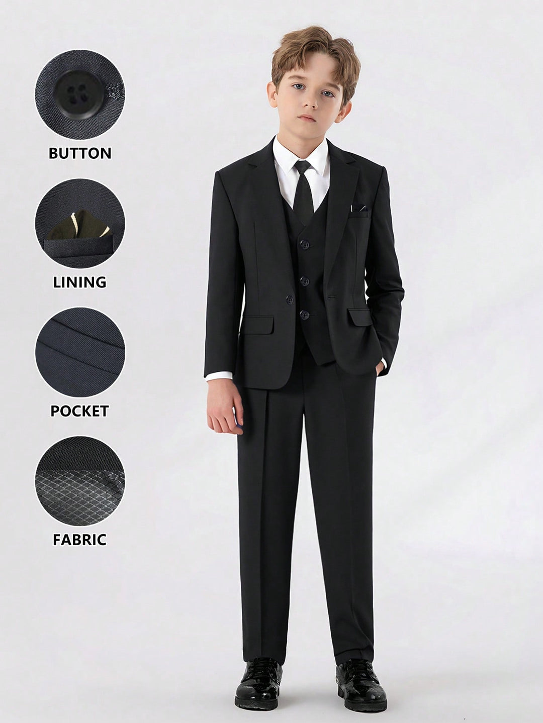 Costum SHEIN, negru