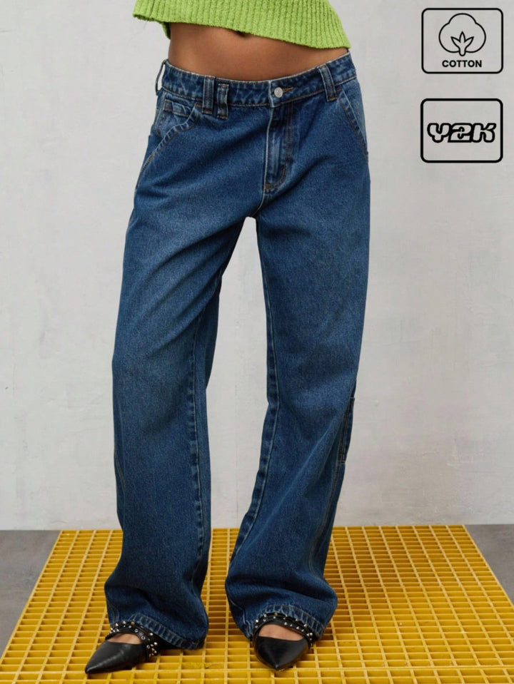 Jeans SHEIN, albastru
