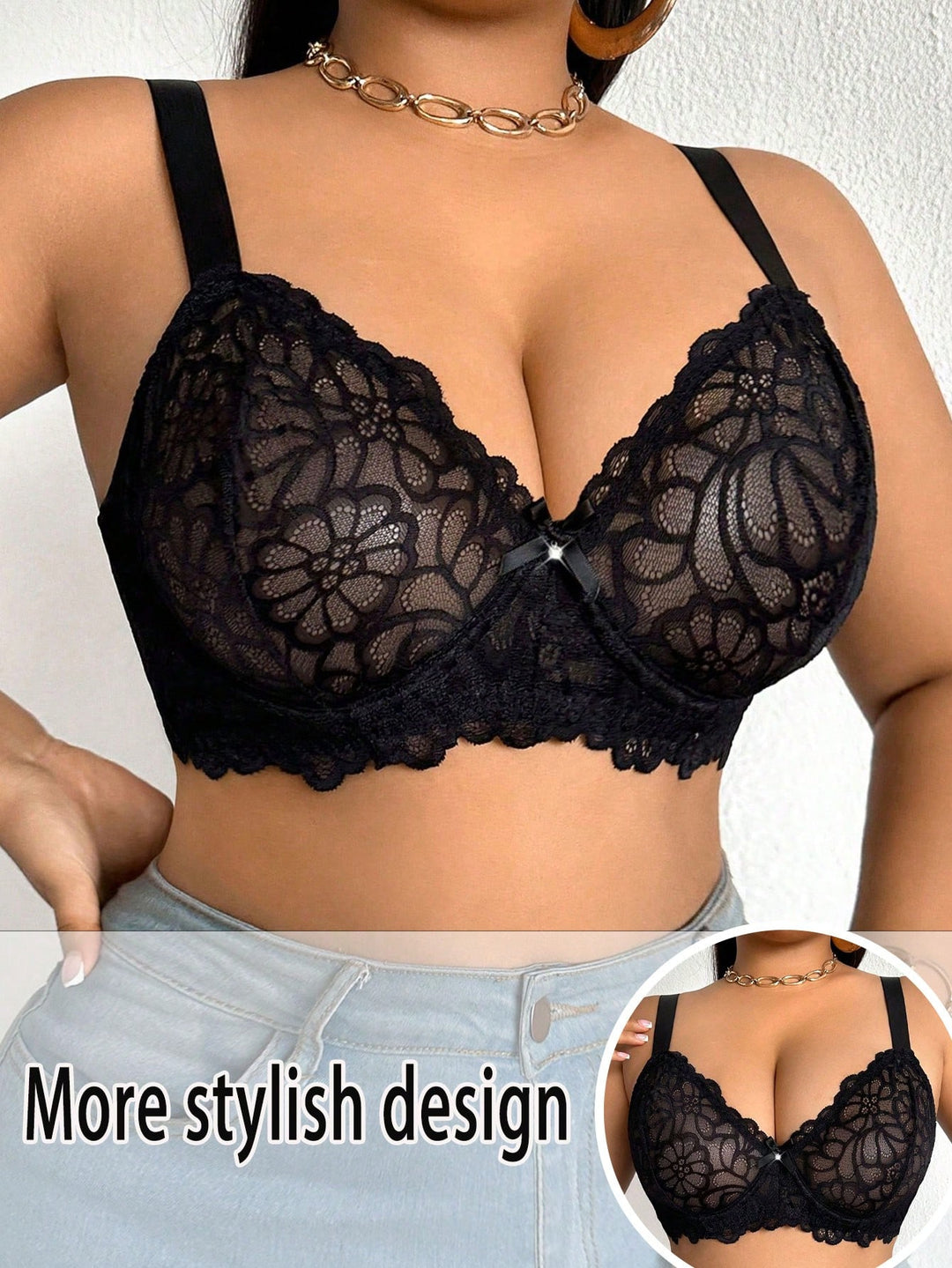Sutien SHEIN, negru