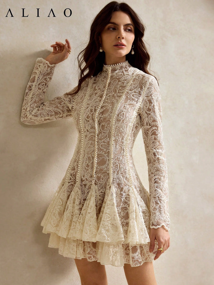 Rochie scurtă SHEIN, bej
