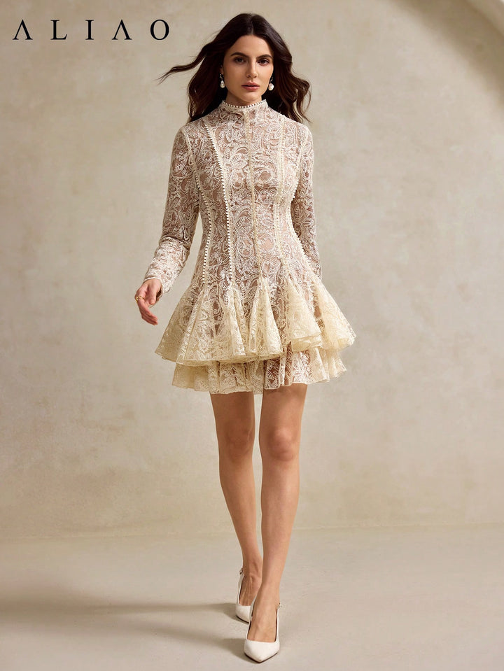 Rochie scurtă SHEIN, bej