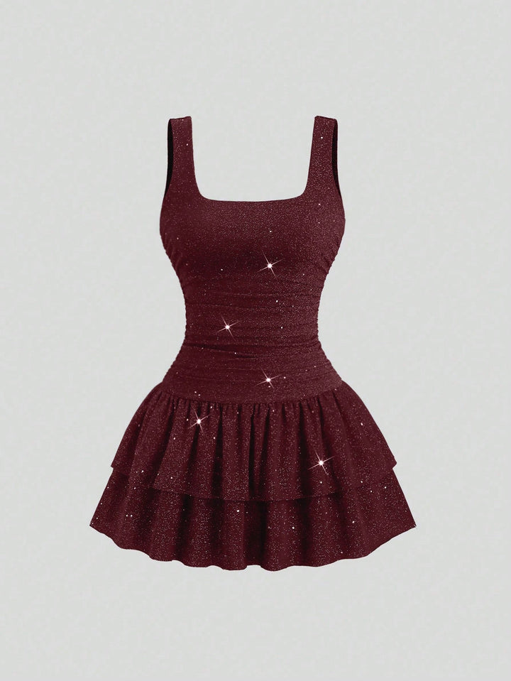 Rochie mini SHEIN, vișiniu