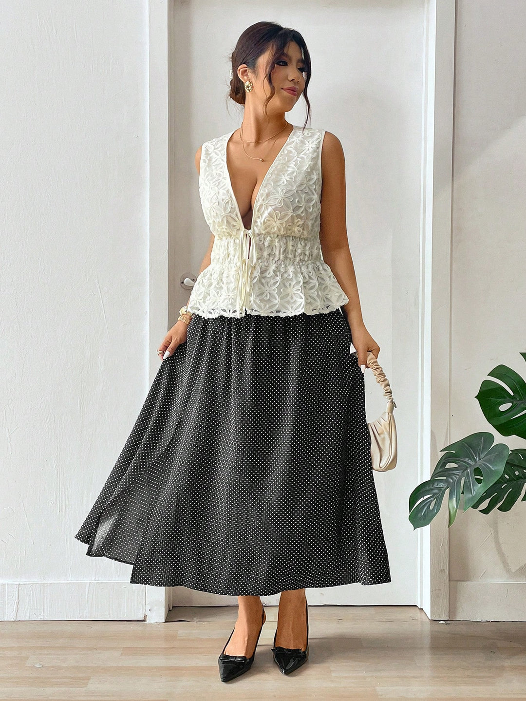 SHEIN maxi szoknya, többszínű