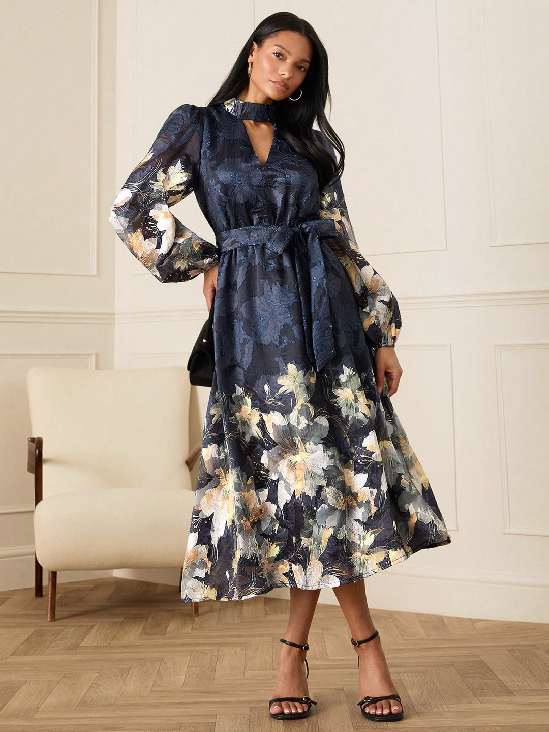 Rochie maxi SHEIN, mix culori