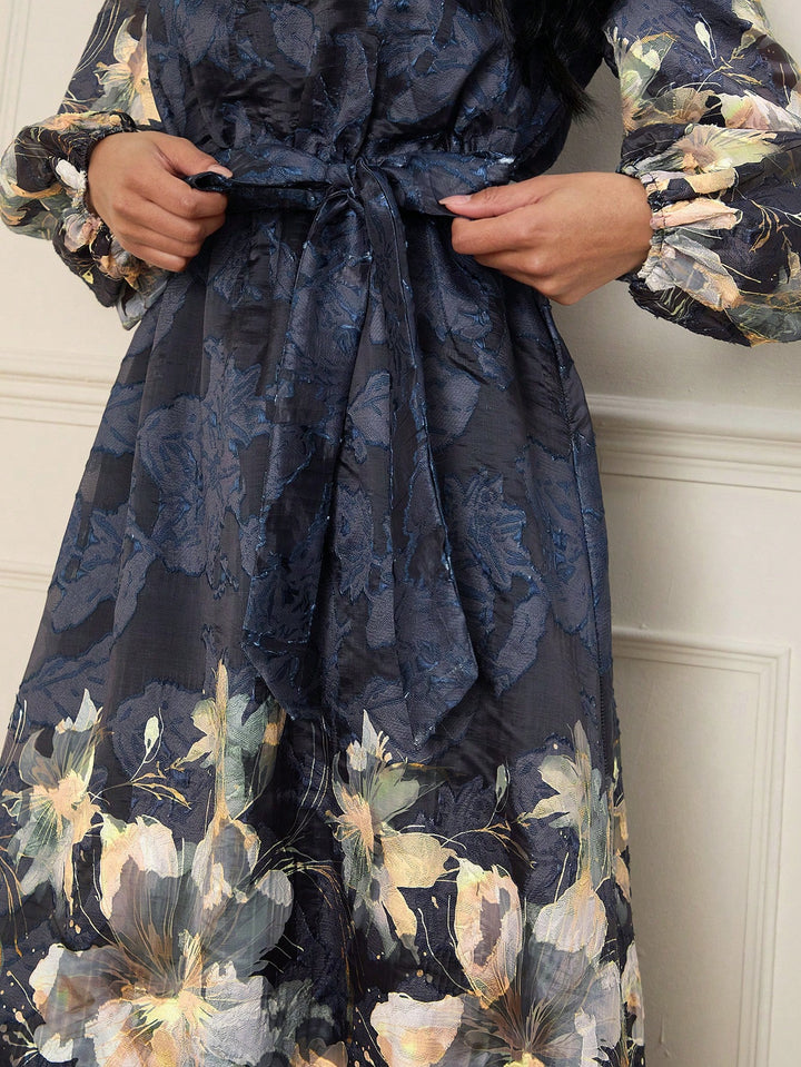 Rochie maxi SHEIN, mix culori