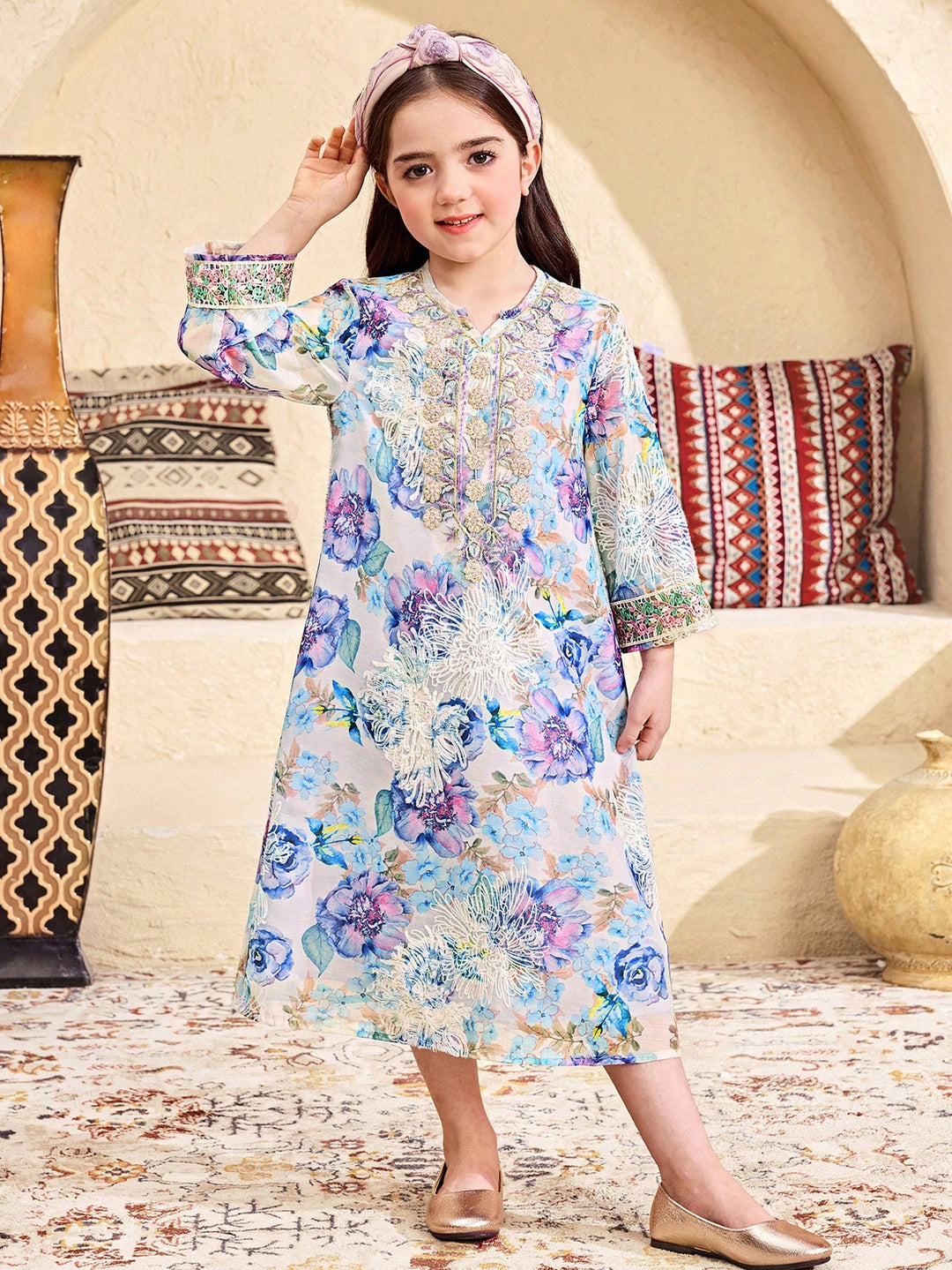 Rochie Shein, mix culori