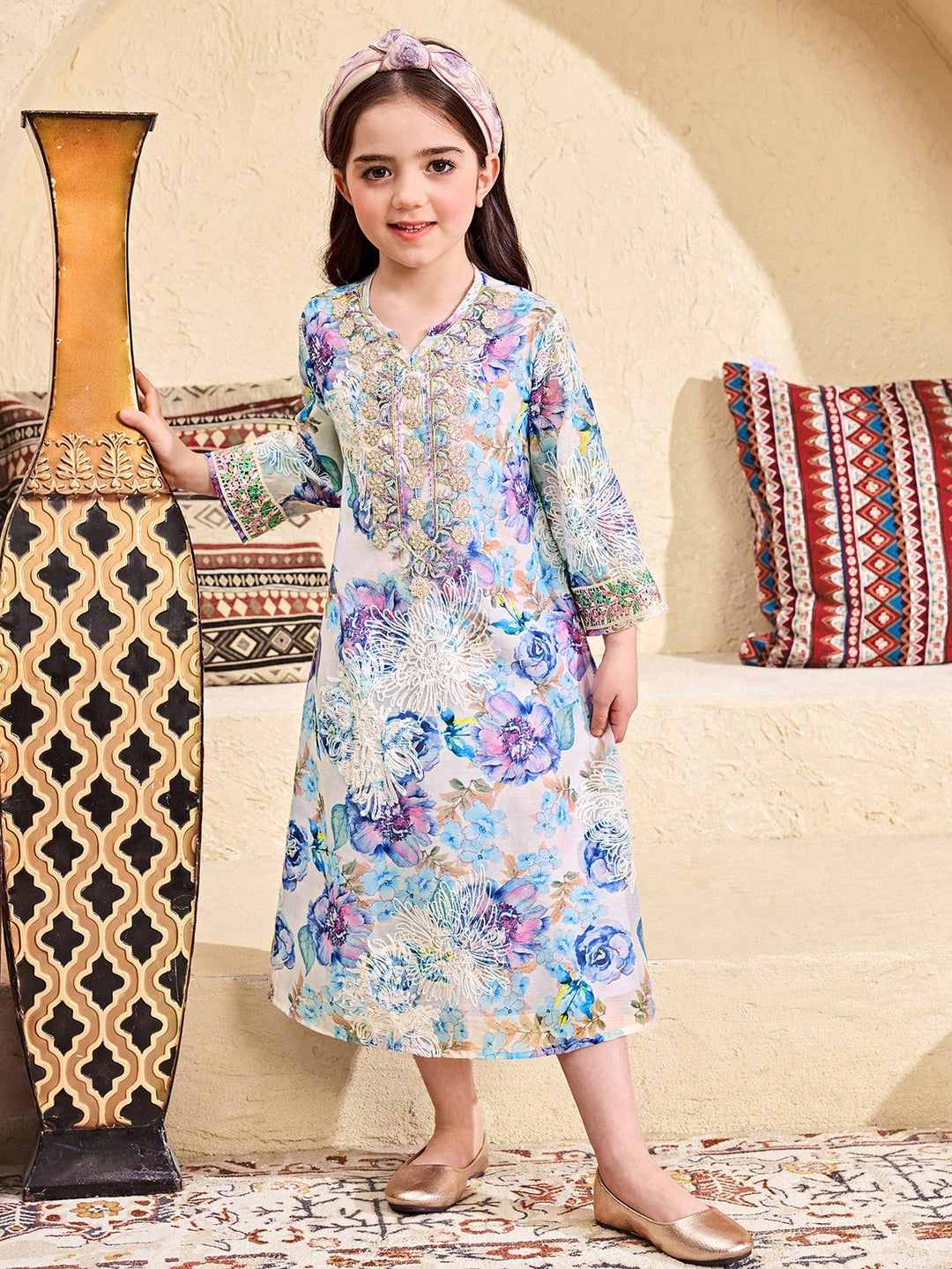 Rochie Shein, mix culori
