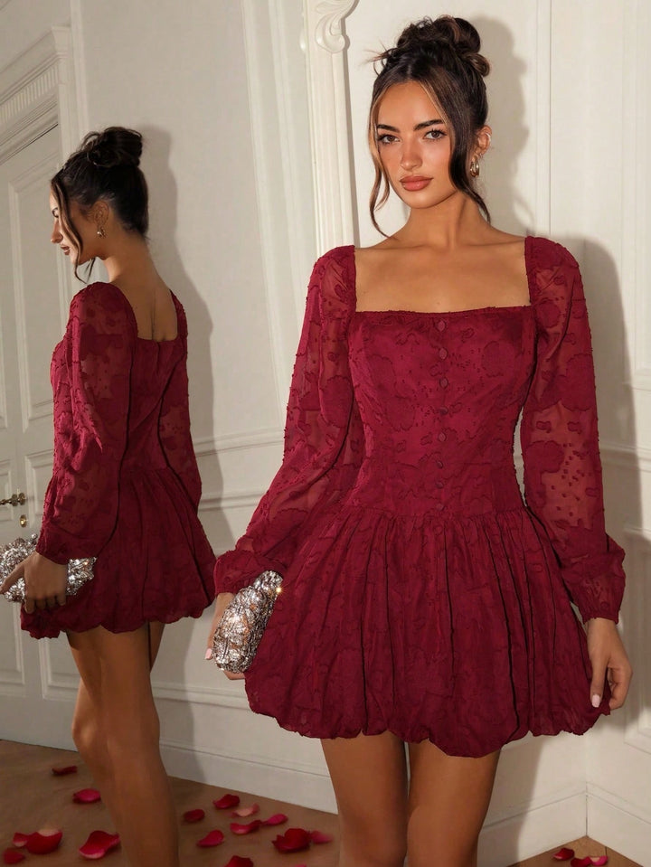 Rochie mini SHEIN, vișiniu