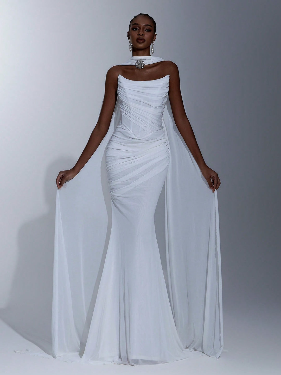 Rochie de mireasă SHEIN, alb