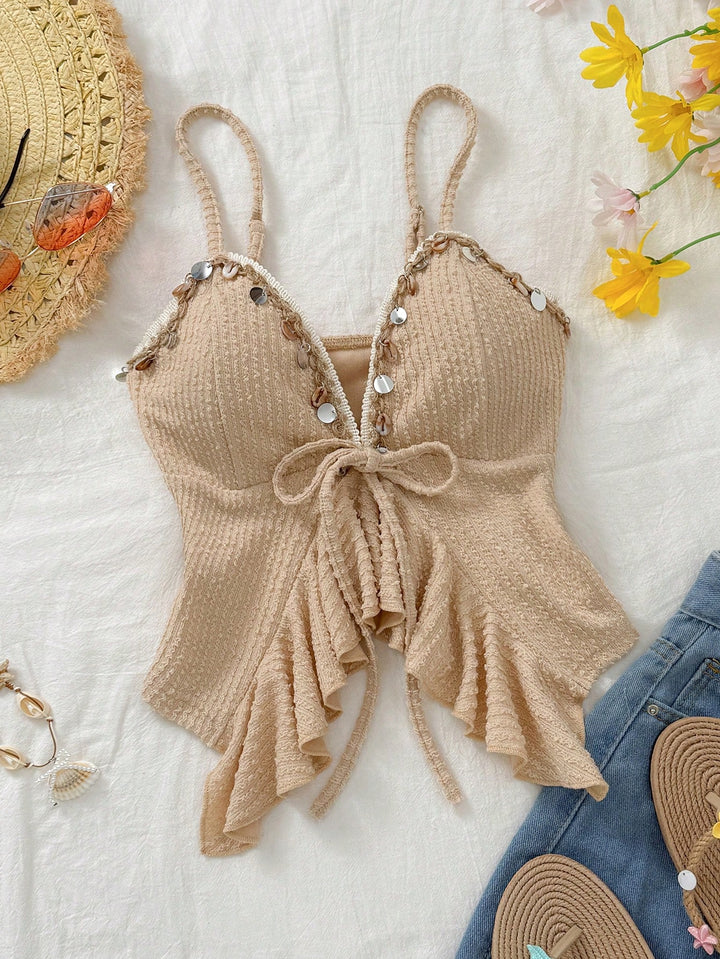 Top SHEIN, crem