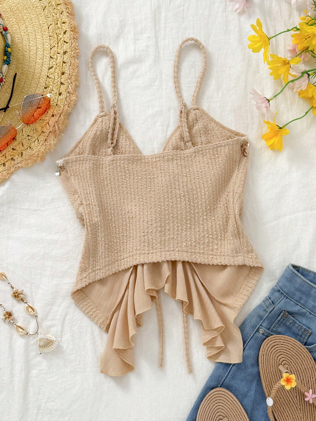 Top SHEIN, crem