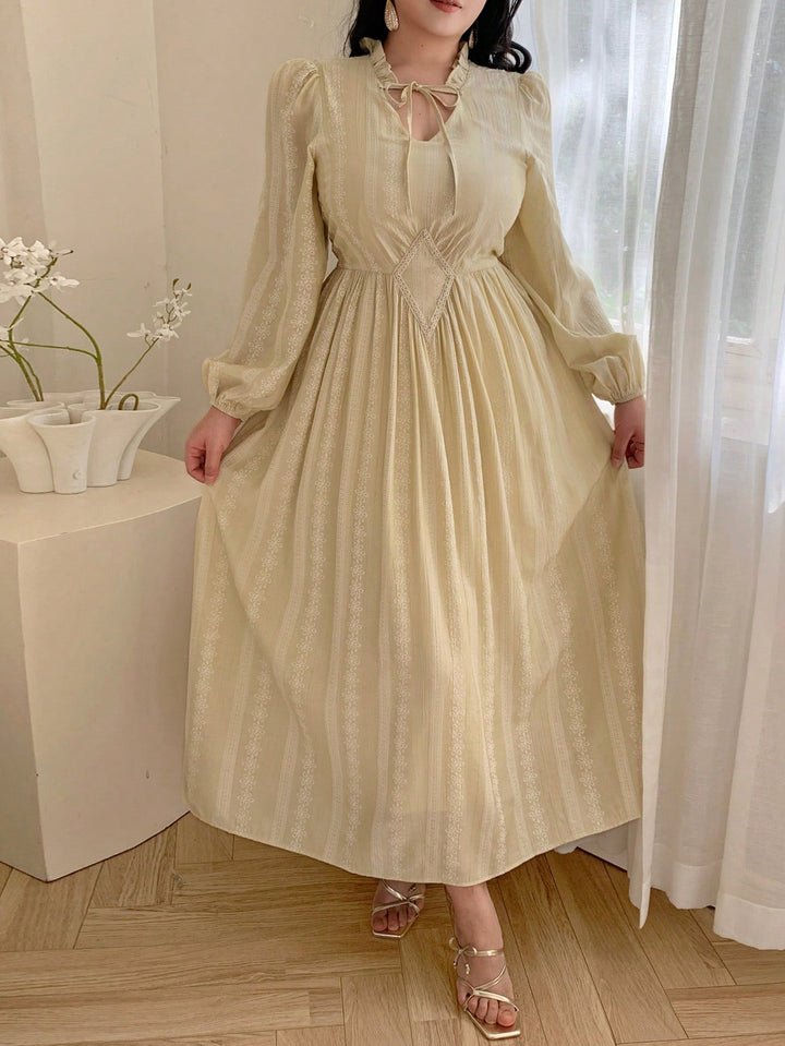Rochie maxi SHEIN, bej