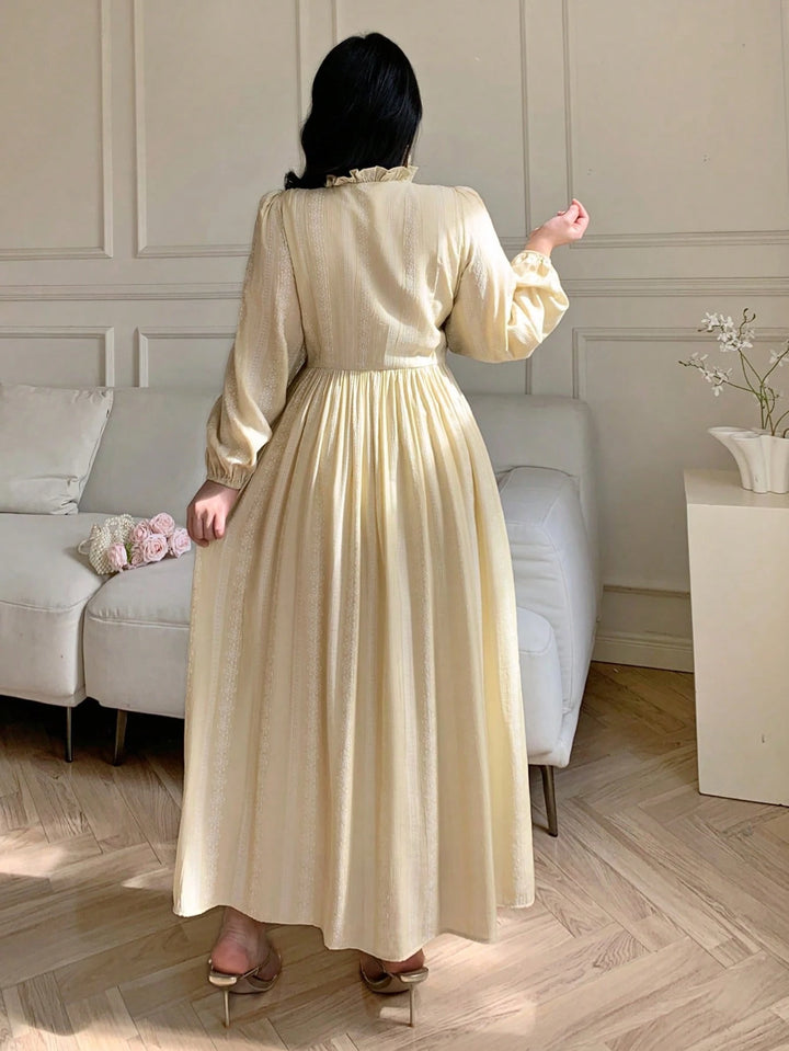 Rochie maxi SHEIN, bej