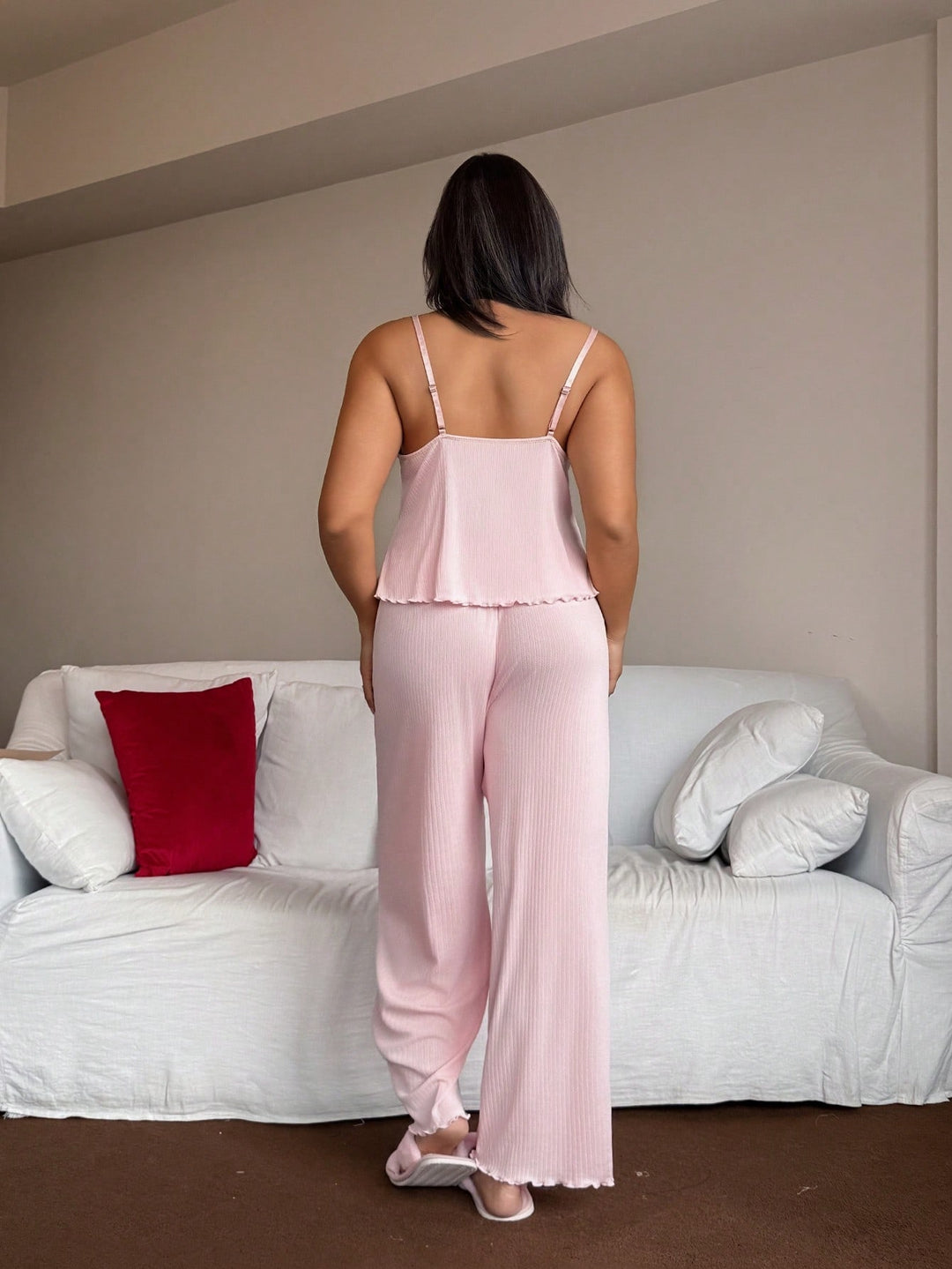 Compleu pijamale SHEIN, roz