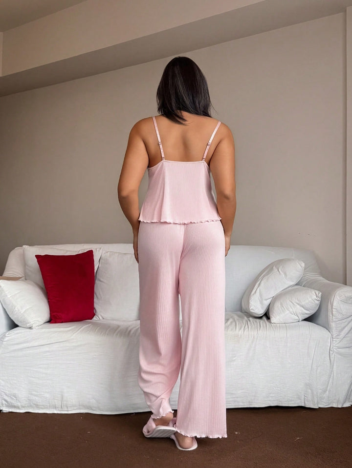 Compleu pijamale SHEIN, roz