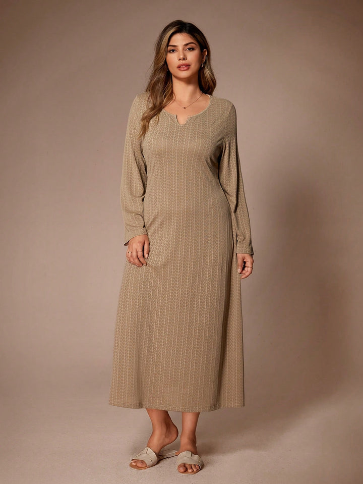 Rochie midi SHEIN, maro