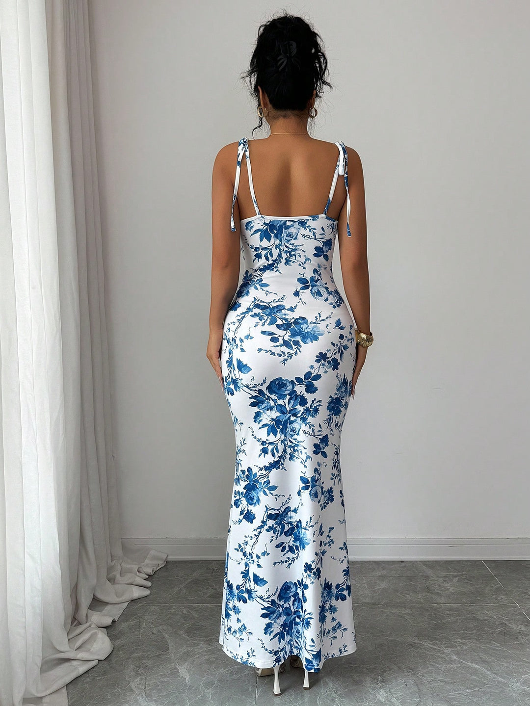 Rochie maxi SHEIN, albastru