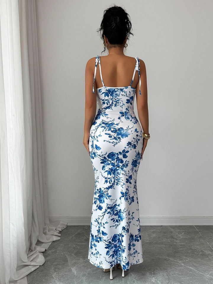 Rochie maxi SHEIN, albastru
