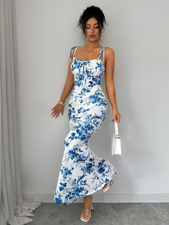 Rochie maxi SHEIN, albastru