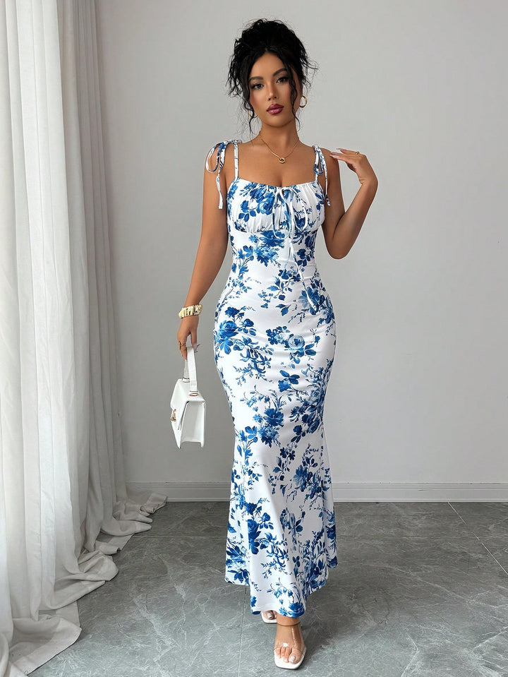 Rochie maxi SHEIN, albastru