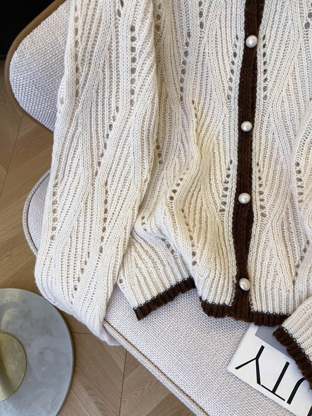 Cardigan SHEIN, bej