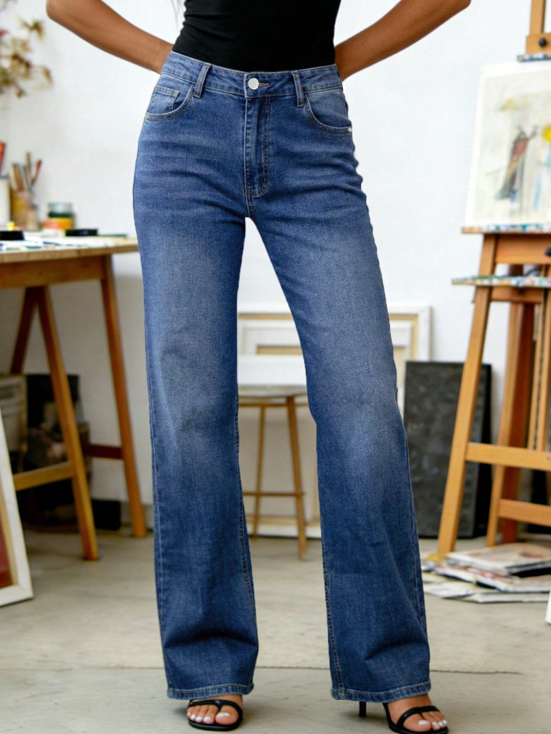 Jeans SHEIN, albastru
