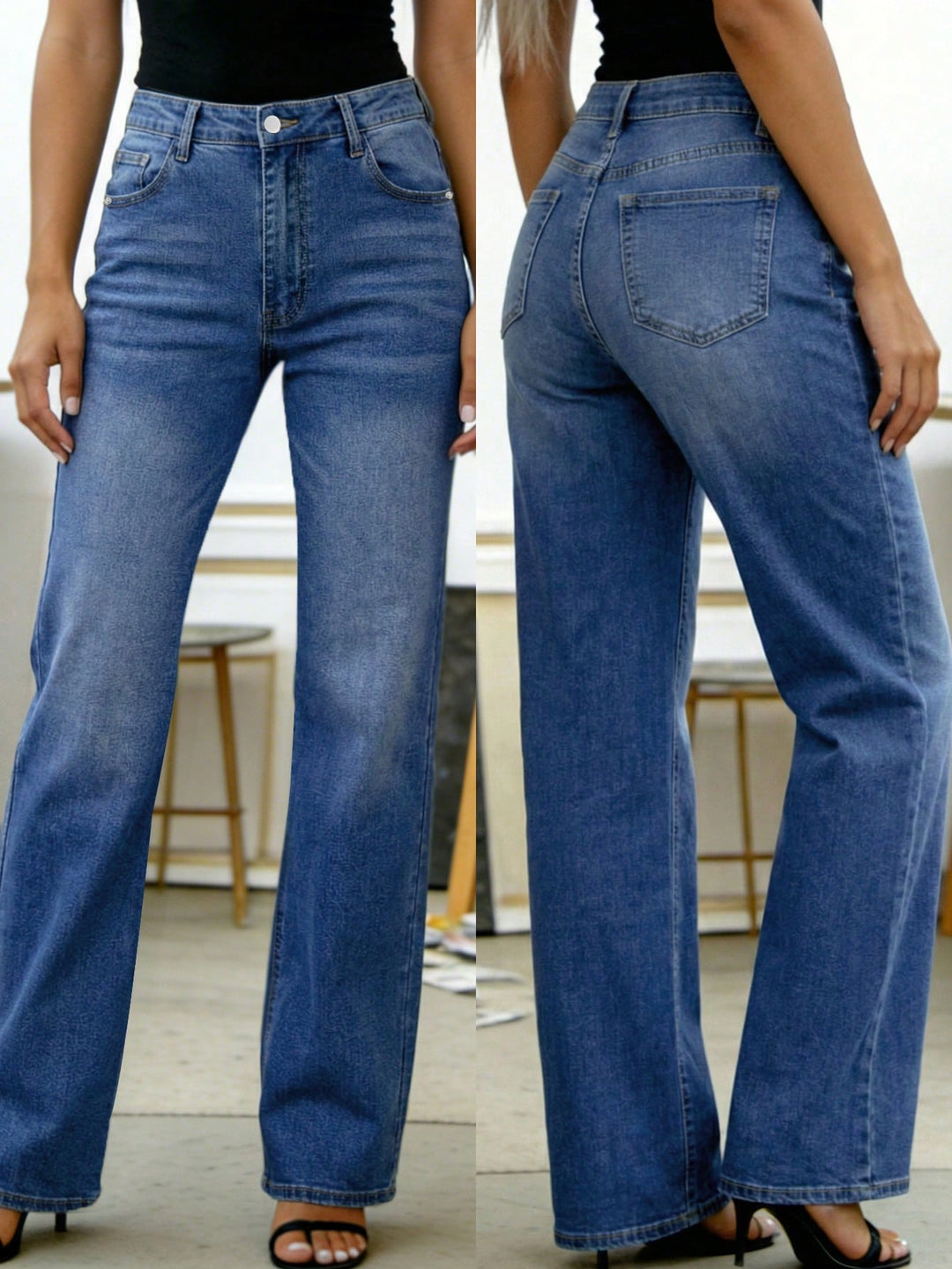 Jeans SHEIN, albastru