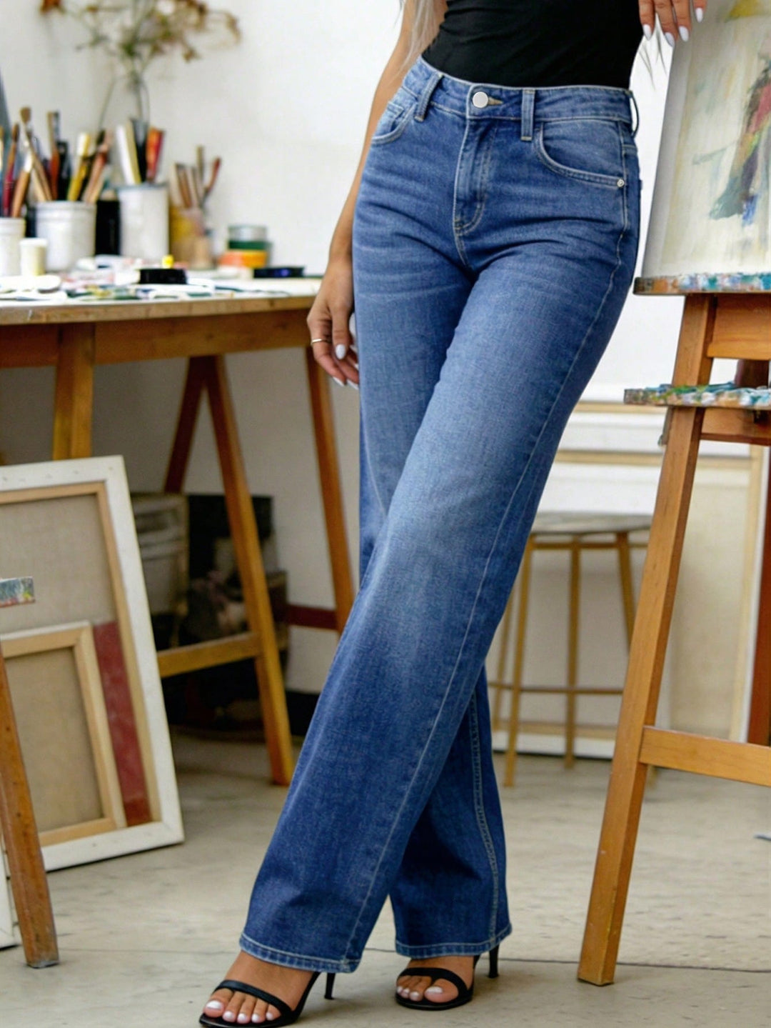 Jeans SHEIN, albastru