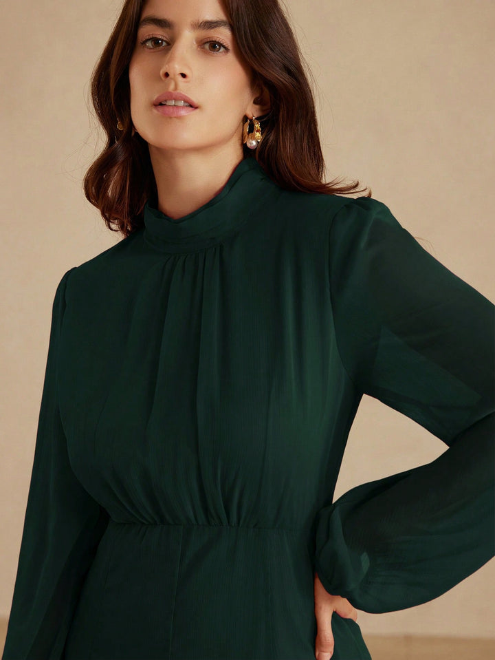 Rochie maxi SHEIN, verde
