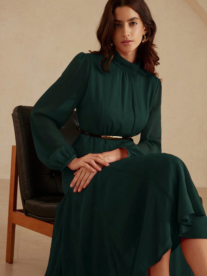 Rochie maxi SHEIN, verde