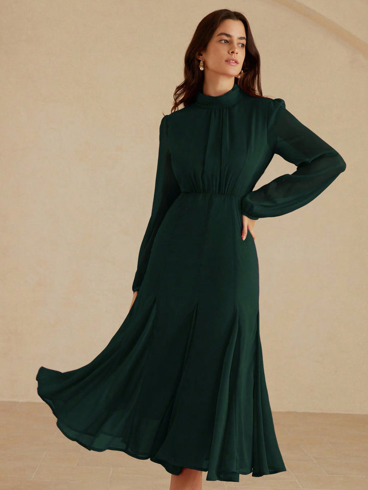 Rochie maxi SHEIN, verde