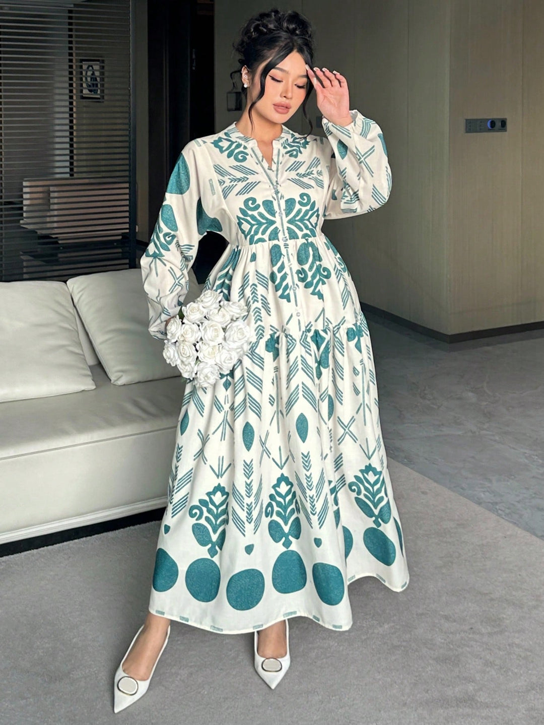 Rochie SHEIN, verde
