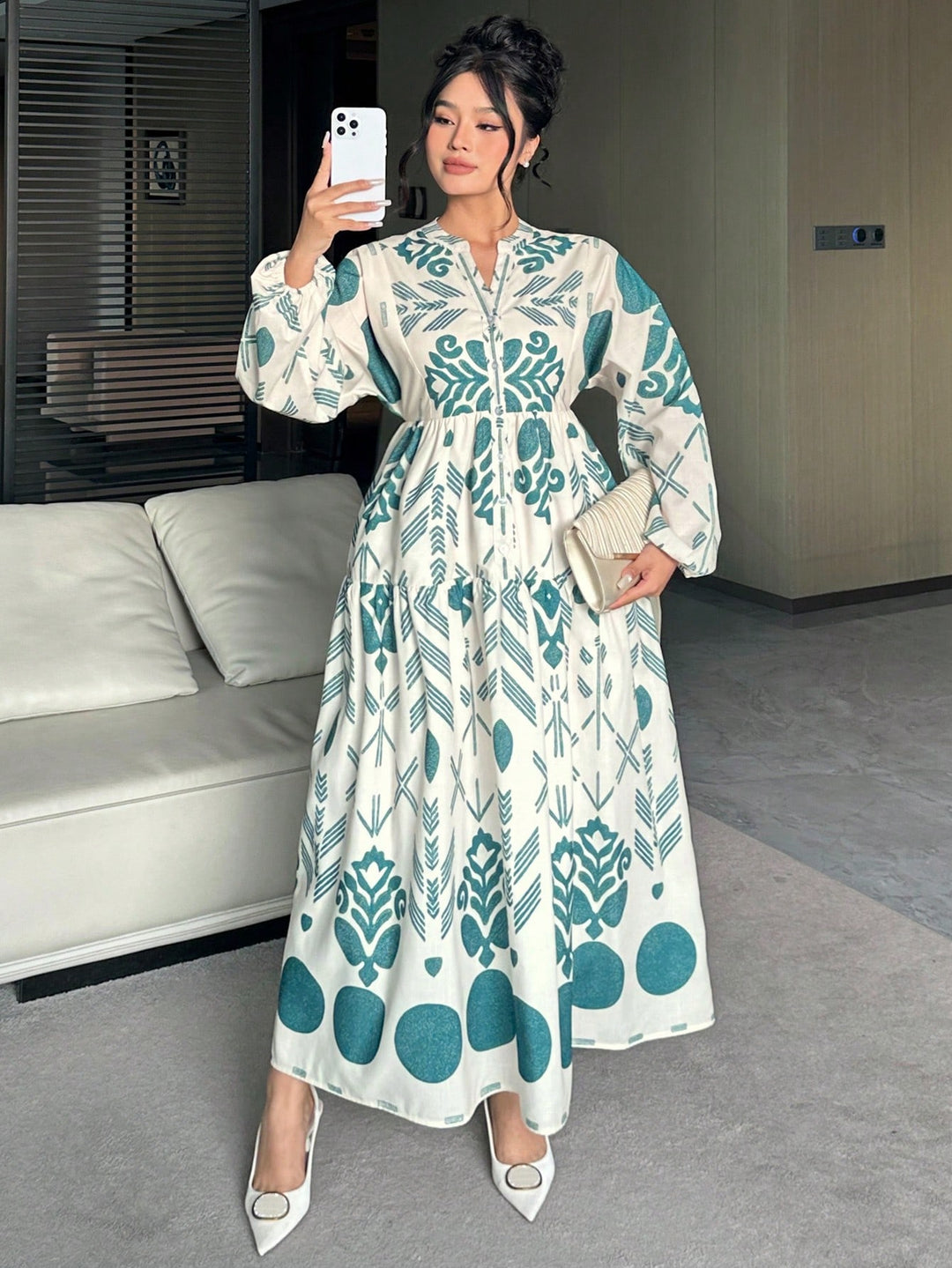 Rochie SHEIN, verde