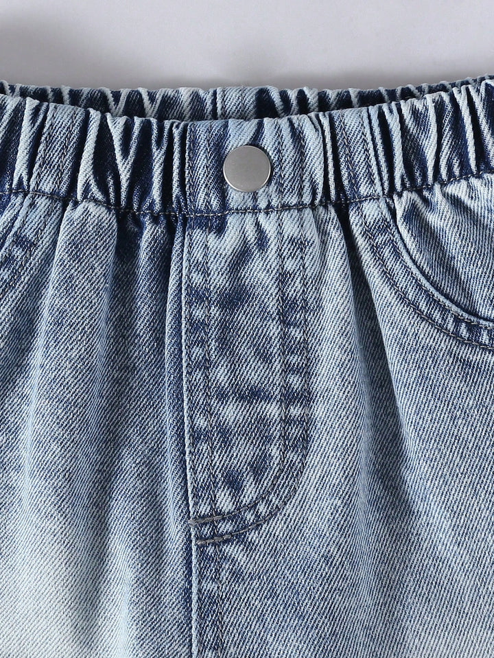 Pantaloni SHEIN, albastru