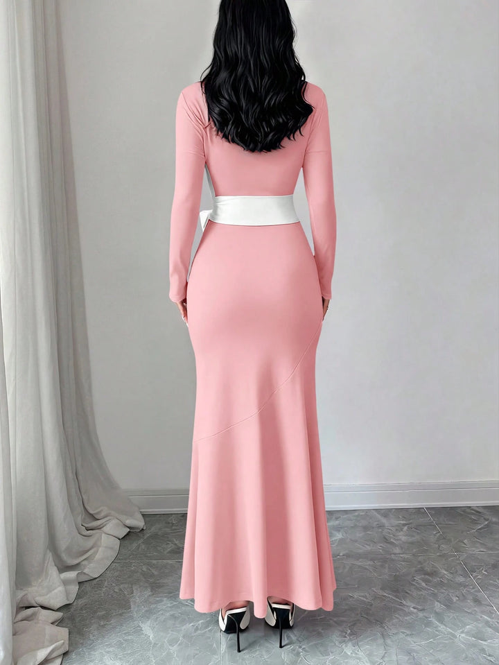 Rochie maxi SHEIN, roz