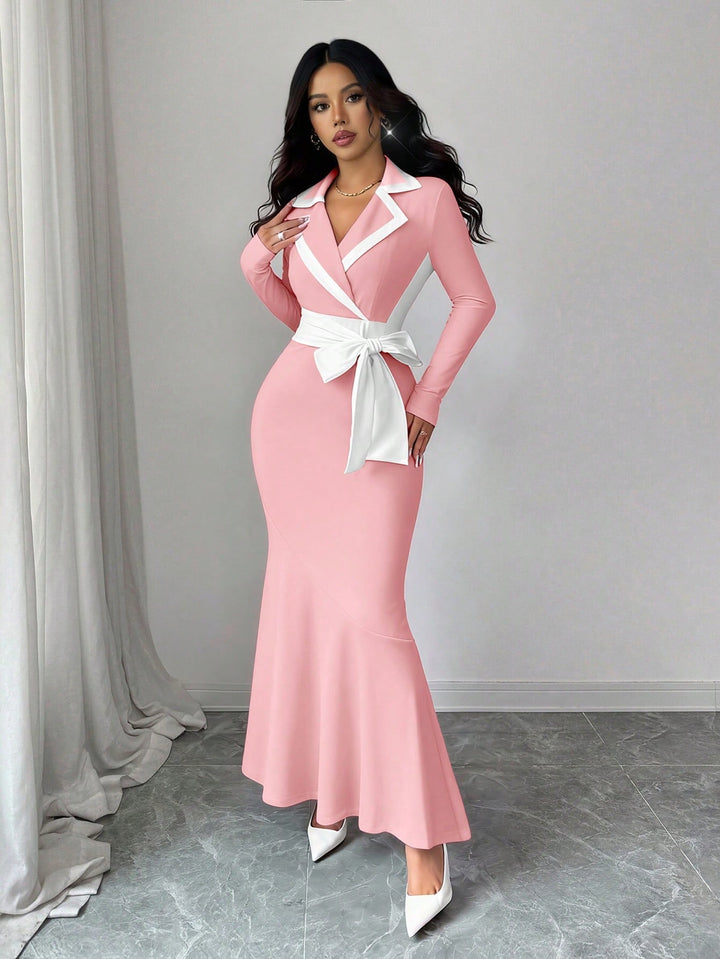 Rochie maxi SHEIN, roz