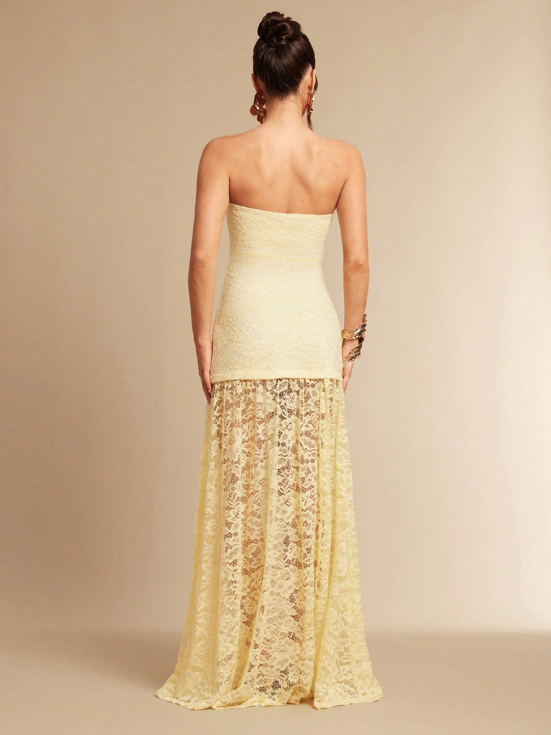 Rochie maxi SHEIN, galben