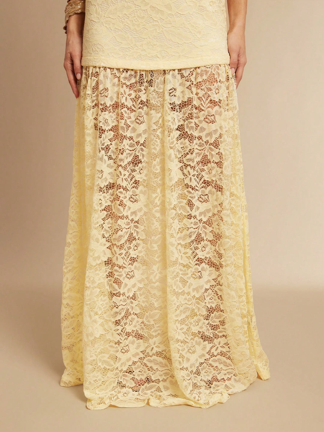 Rochie maxi SHEIN, galben