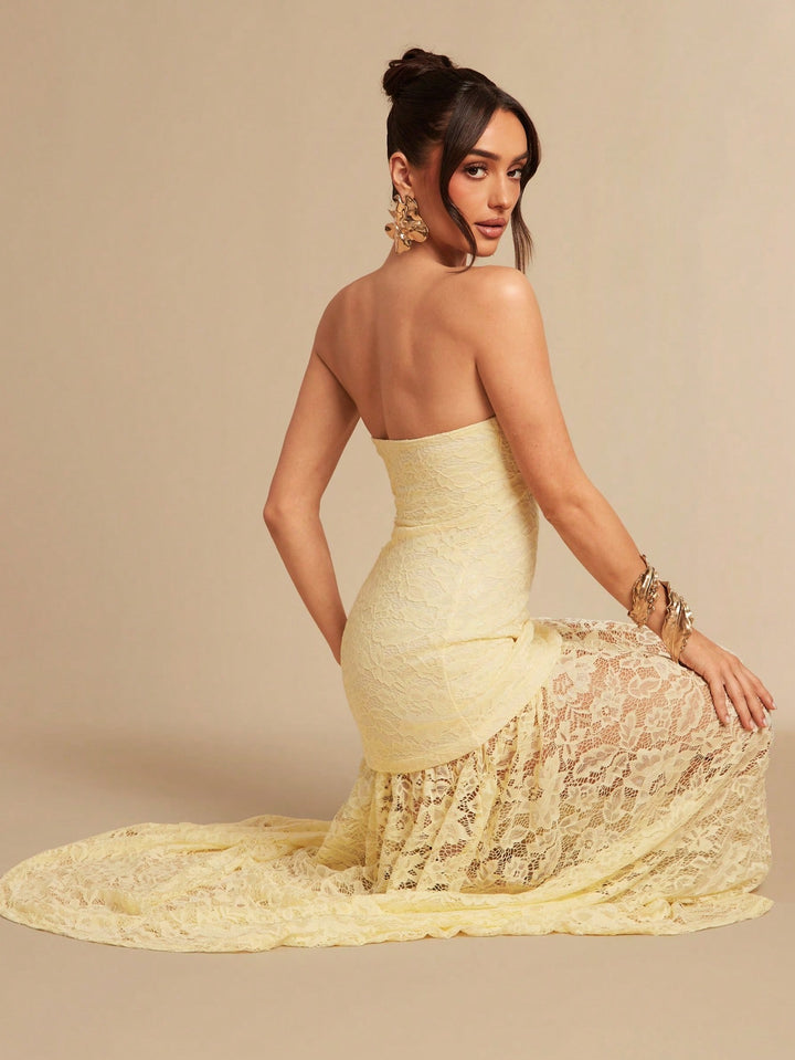 Rochie maxi SHEIN, galben