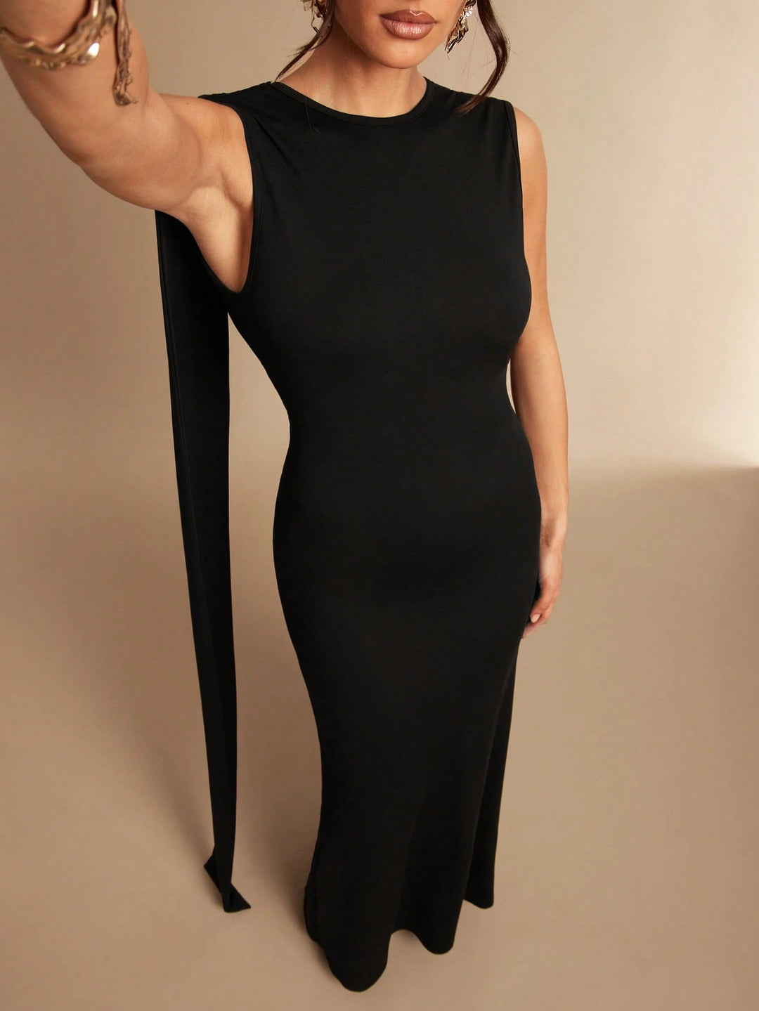 Rochie maxi SHEIN, negru