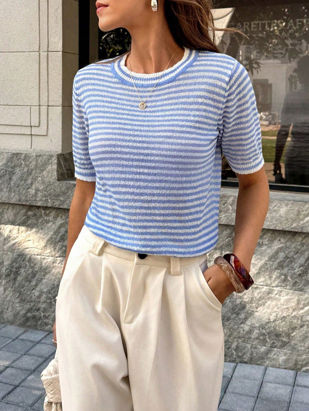 Tricou SHEIN, albastru
