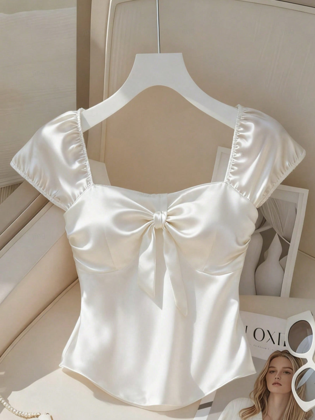 Top SHEIN, alb