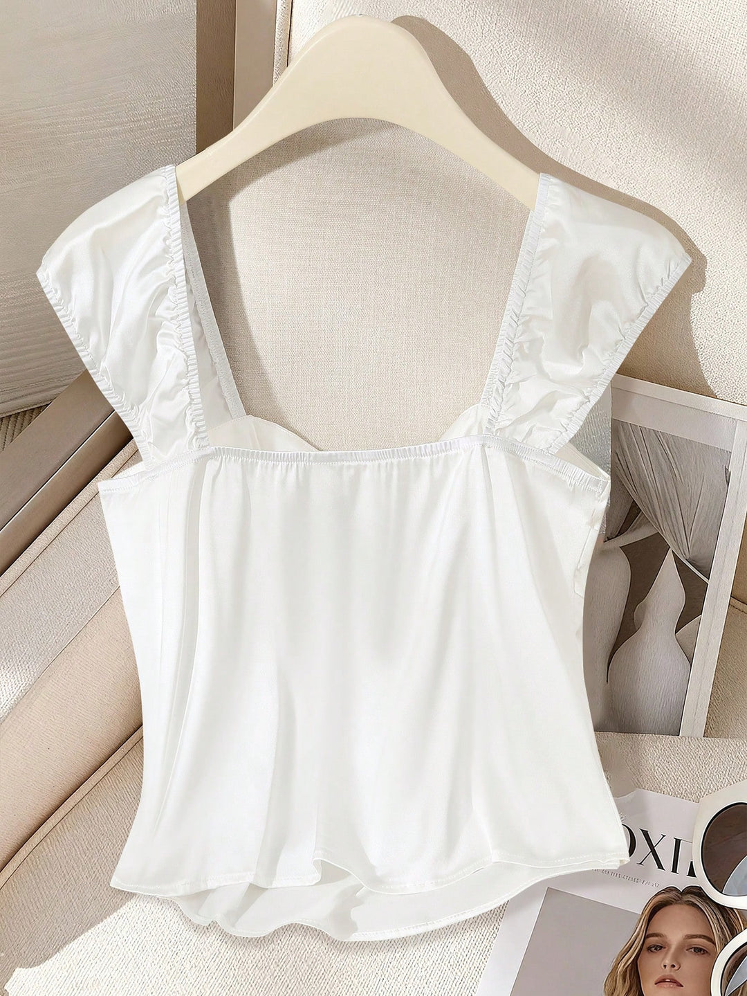 Top SHEIN, alb