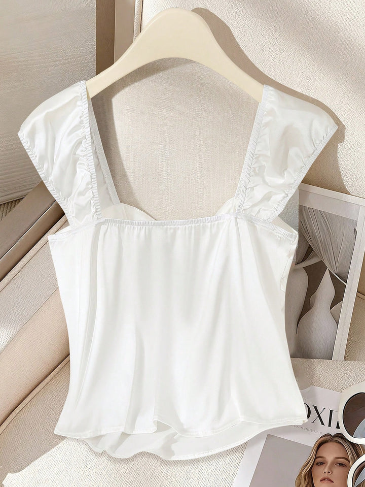 Top SHEIN, alb